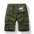 Miniatyrbild 4 av 4: IC Shorts Herr Cargo Shorts Herr Plus Size Elastisk midja Dragsko Cargo Korta Byxor Lätt dragkedja Multi