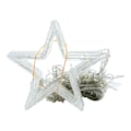Miniatyrbillede 7 af 7: Gardiner med lys, 138 LED 8,2 fod stjerneformede gardinlys