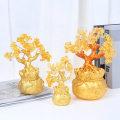 Miniatyrbillede 3 af 5: IC Feng Shui Penge-Lykketre Gul Citrin Krystal Lykketre D 23CM