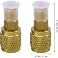 Miniatyrbillede 2 af 5: IC 2 luftkonditioneringsadaptere hurtigkoblingsadapter til aircondition-systemer (guld)
