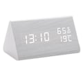 Miniatyrbild 2 av 5: IG LED hygrometer väckarklocka med trädesign, triangelformad, elektronisk