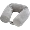 Reisepute i Memory Foam, sammenleggbar nakkestøtte for fly, buss, tog, kontor, grå