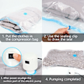 Miniatyrbillede 5 af 5: Elektrisk luftpumpe til vakuumopbevaringsposer, 55W 220V kompressionspose luftpumpe, PA 45000 luftpumpe (1 stk)