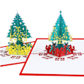 Pikkukuva 5 / 5: Joulukortti 5 kpl, 3D-tervehdys