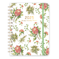 Miniatyrbillede 1 af 3: Planner Planner Engelsk Spiralbog Blomster Notesbog Ugentlig Dagbog A5 Notesbog January-December 25