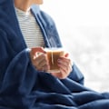 Miniatyrbillede 3 af 5: IC Fleecefilt Marinblå tæpper til sofa og seng, plys mysig fuzzy tæppe 60\" x 80\", superbløde og varme tæpper til forår og sommer
