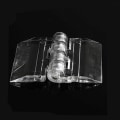 Miniatyrbilde 4 av 5: IC 10 ST Bærekraftige klare akryl hengsle Transparent Plexiglass Transparent 45*38mm