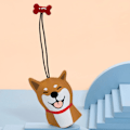 Miniatyrbild 1 av 5: IC Creative Läder Shiba Inu Bilnyckelfodral Case Hund Hushåll K A1