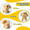 Miniatyrbild 3 av 5: IC Plysch Golden Retriever Leksakshund Elektronisk Interaktiv Hund - Promenader, Skällande, Viftande Svans, Sträckande Husdjur (Golden Dog)