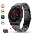Pikkukuva 1 / 3: IC Garmin Fenix ​​5/6/6 Pro/7 Ranneke Ruostumaton Teräs Musta