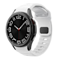 Pikkukuva 1 / 7: Silikoniranneke Samsung Galaxy Watch 6 Classic 47mm 43mm/4 classic 46mm 42mm Rannekoru Galaxy Watch 5/5pro 45mm/4/6 40mm 44mm Valkoinen White watch 6 classic 43mm