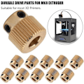 Miniatyrbillede 3 af 5: IC 40 tænder messing fødegear MK8 extruder trådtilførsel og ekstruderingshjul