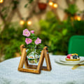 Miniatyrbillede 2 af 5: IC Opgraderet Plant Propagation Station Pære Vase Planter med Træ