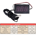 Miniatyrbilde 5 av 5: IC Viftevarmer Digital Termometer 12V Mini Temperaturtester