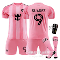 Miniatyrbillede 4 af 9: Miami International Home Stadium Nr. 10 Messi Trøje Nr. 9 Suarez 23 Beckham Børnefodbold Size 9 socks 16#