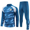 Miniatyrbild 1 av 6: Manchester City Hemmaströja 23-24 med Långärmad Set för Barn och Vuxna - De Bruyne #17 Foden #9 Haaland #9 Blå Camouflage blue camouflage 18