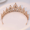 Pikkukuva 3 / 5: IC Mattel Hardware Crown Eurooppalainen ja Amerikkalainen Morsian Barokki Retro Kruunu Strassit Musta Kruunu Tiara
