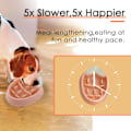 Miniatyrbillede 4 af 5: IG Hundekat Slow Feeder Skål Hvalp Slow Feeder Skål til Tør Foder Pink