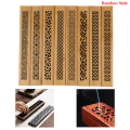 Miniatyrbillede 2 af 5: IC Bambu Træ Røgelse Stick Holder Brændende Hul Insence Box Kat