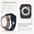 Pikkukuva 2 / 4: IC Goton 2-in-1 vedenkestävä Bling-kotelo Apple Watch 40 mm:lle, näytönsuojakalvo SE (2. sukupolvi) Series 6 5 4, täysi Glitter Diamond 40 mm musta