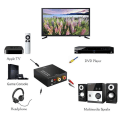 Pikkukuva 4 / 10: 5kpl Optinen Coax Toslink Digitaalinen Analogimuunnin RCA L/R S Musta 5kpl