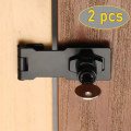 Miniatyrbild 5 av 5: IC Spänne för spärrhasp, metallhasp, 2-pack 3-tums låshasp med nyckelhasp med hänglås och nyckelhasp Metallhasp för dörrar/skåp/fönster