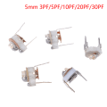 Miniatyrbild 2 av 5: IC 5 STK 5MM Keramisk Trimmer Kondensator Variabel Keramisk Kapacitet 10PF