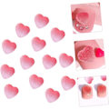 Pikkukuva 4 / 5: IC 50 kpl Kynsi Sydän Korut Kynsi Korut Kynsi Taide Tarrat Sydän Kynsi Tarrat Kawaii Flatback Charm Kawaii Kynsi