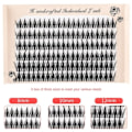Miniatyrbilde 5 av 5: 6 rader individuella fransar Mjuka Tjocka MIX8-12MM MIX8-12MM mix8-12mm