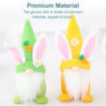 Pikkukuva 4 / 5: IC Pääsiäiskoristeet Bunny Dolls Festivaali kevätjuhlatarvikkeille Vihreä