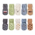 IC 10-pack barnstrumpor med antislip - Monster L(4-6 år)