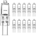Miniatyrbillede 1 af 4: G4 Halogenpærer, 20W G4 Pære, 12V Halogenstiftpære, Varm Hvid 2700K, 300LM, G4 Lavvolt Halogenpære, Klar Kapselpære, 10 Stk.
