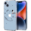 Miniatyrbilde 1 av 5: IC Kompatibelt med iPhone 14-deksel Klart Søtt med Astronaut Ytre Rom Estetisk Planet Stjerne Kreativt Mønster, iPhone 14-Fiske