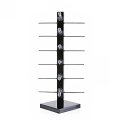 Miniatyrbillede 4 af 4: Solbriller Stativ Metal Solbriller Display Stativ Solbriller Skærmholder Metal Stativ Bordplade Briller Stativ Sort Sort
