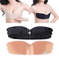 Pikkukuva 1 / 5: IC Kvinnor självhäftande axelbandslös BH Stick Gel Sexig Push Up Underw Nude A/B