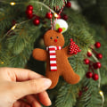 Pikkukuva 5 / 5: IC 3st/ set joulu piparkakku mies nukke ripustaa Xmas Tree Hang A
