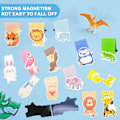 Pikkukuva 4 / 7: Magneettiset kirjanmerkit Värikkäät, 14 kpl Magneettiset kirjanmerkit, Kirjanmerkit, Magneettiset sivuklipsit, Sivumerkit, Kirjanmerkit, Lapset, Z Eläimet Z animals