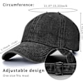 Miniatyrbillede 2 af 5: IC Mænd Kvinder Cap Vasket Distressed Twill Bomuld Baseballkasketter Vintage Justerbar Dad Hat