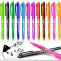 Miniatyrbild 2 av 6: Erasable Gel Pens, Erasable Ink Pens - 12-pack Multicolor Multicolor multifärg