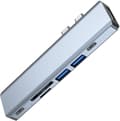 Miniatyrbillede 1 af 2: 7-i-1 Løsning - USB Type C Hub med HDTV Type C Data - Thunderbolt - Multifunktionel Adapter - Velegnet til Macbook