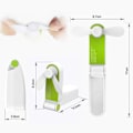 Pikkukuva 3 / 5: IC Vikattava Mini Pöytätuuletin, USB-Latautuva Pieni Kannettava Tuuletin