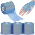 3 st Athletic Pre-Wrap Tejp för Sport 7 cm x 27 m Blå