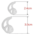 Miniatyrbillede 4 af 5: Silikonform til udskiftning af radiohøreværn L(3cm)