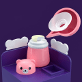 Pikkukuva 5 / 5: IC Piirretty Karhu Puff Tom Box Puff Kotelo Kannettava Runkojauhe Pinkki