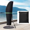 Parasol Cover - with - Pole - Protective - Cover - Standard - Parasols - Black - Weatherproof - Sun - Dustproof