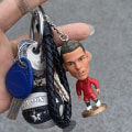 Pikkukuva 5 / 5: Jalkapallofanien tähti riipus avaimenperä Zidane Player IC