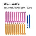 Hårrullare, 20-pack DIY Magic Hair Waves Curls Heatless Spiral Cu