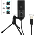 Miniatyrbild 4 av 5: IC USB-mikrofon, metallkondensatorinspelningsmikrofon lämplig för bärbar dator MAC-inspelning av mänsklig röst