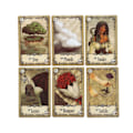 Miniatyrbillede 2 af 5: IC Under the Roses Lenormand Oracle Deck Familiefest Sjovt tarots