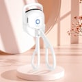 Miniatyrbild 1 av 5: IC Uppvärmd ögonfransböjare USB-laddningsbar elektrisk ögonfransböjare Vit one size